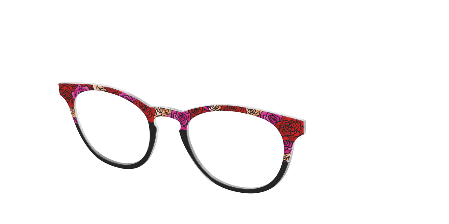 The Frida Flower Crown - Angle Top Image - Pair Eyewear