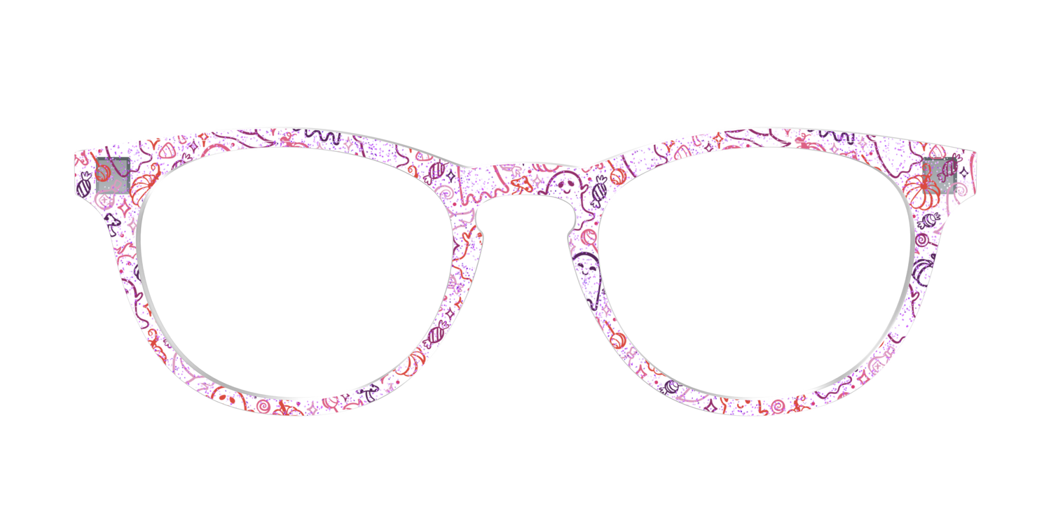 The Frightfully Fun Doodles Crystal - Front Top Image - Pair Eyewear