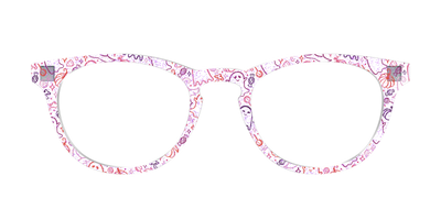The Frightfully Fun Doodles Crystal - Front Top Thumbnail - Pair Eyewear