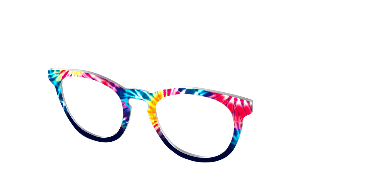 The Funky Tie-Dye - Angle Top Image - Pair Eyewear
