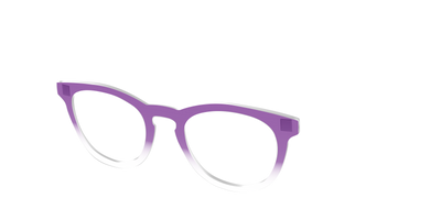 The Grape Gradient Crystal - Angle Top Thumbnail - Pair Eyewear