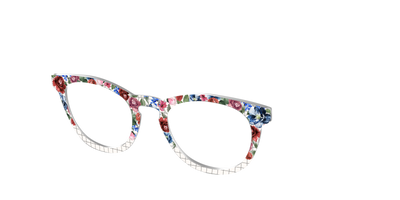 The Graph Paper Floral - Angle Top Thumbnail - Pair Eyewear