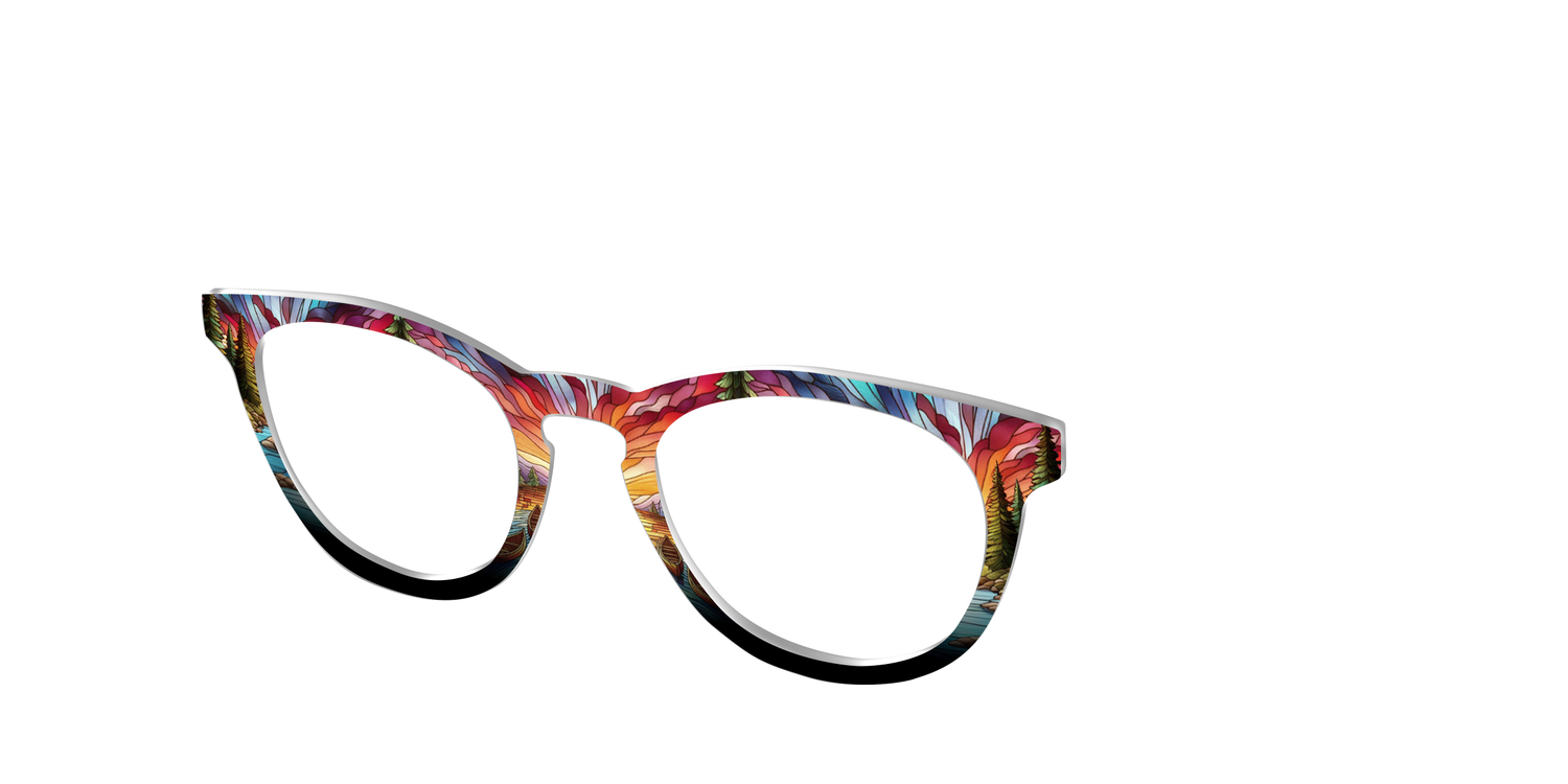 The Great Outdoors Stained Glass - Angle Top Image - Pair Eyewear