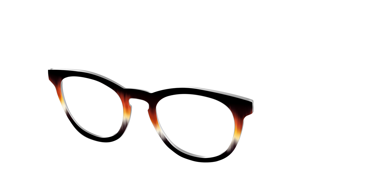The Hallows' Eve Gradient - Angle Top Image - Pair Eyewear