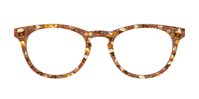 The Harvest Cafe Crystal with Gold Foil - Front Top Thumbnail - Pair Eyewear