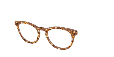 The Harvest Cafe Crystal with Gold Foil - Angle Top Thumbnail - Pair Eyewear