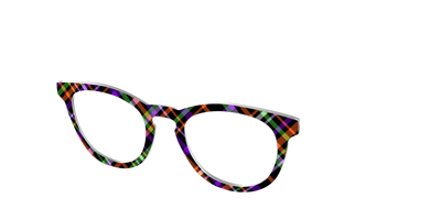 The Hexed Plaid - Angle Top Thumbnail - Pair Eyewear