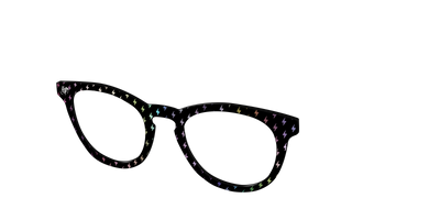 The Holographic Lightning Bolts - Angle Top Thumbnail - Pair Eyewear