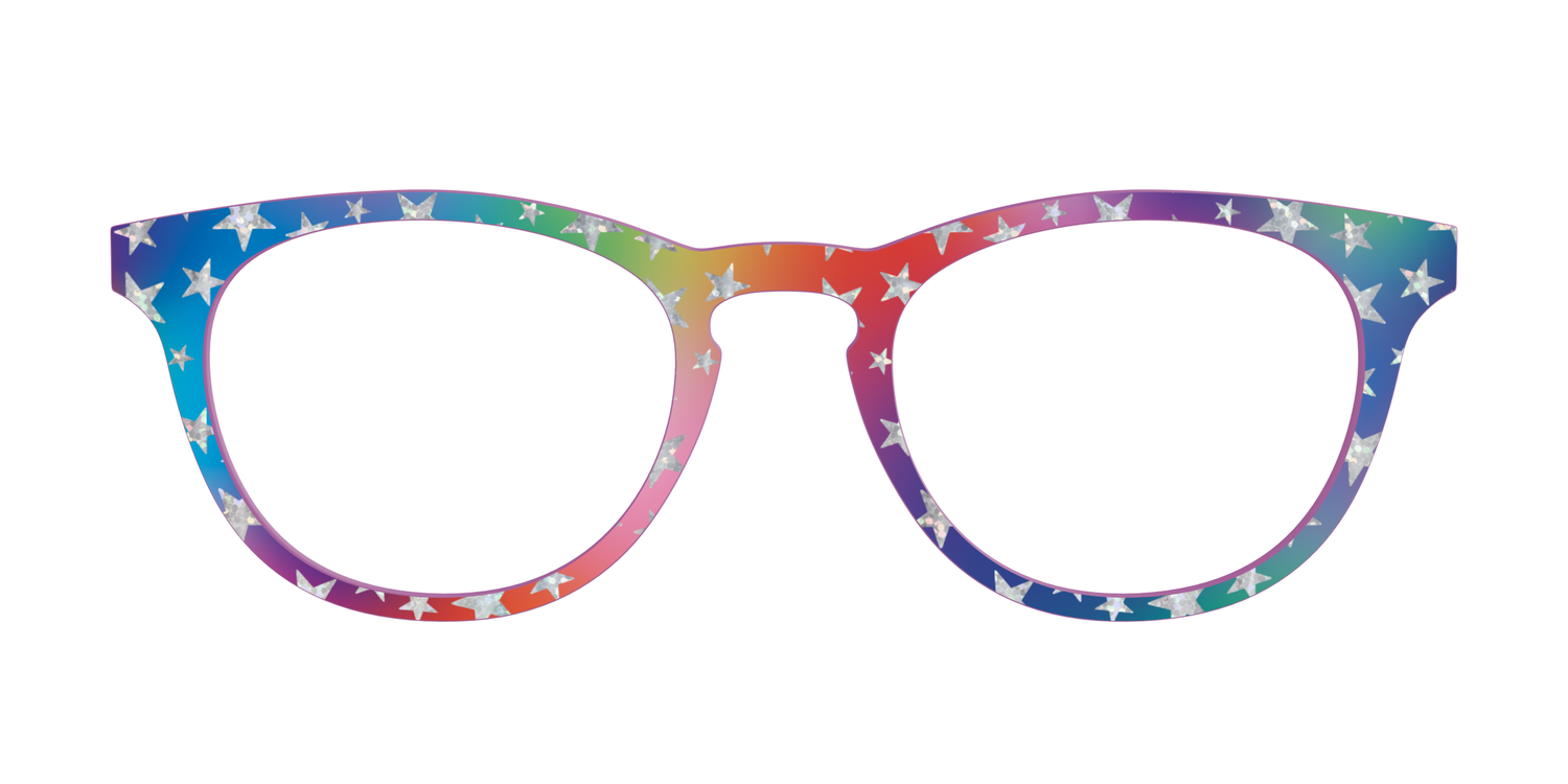 The Holographic Superstars - Front Top Image - Pair Eyewear