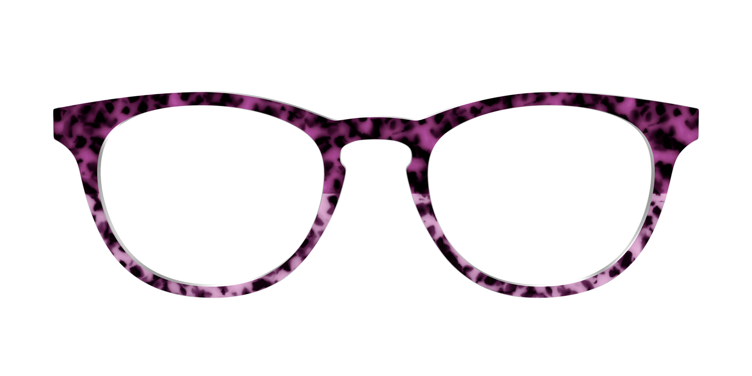 The Huckleberry Tortoise Split - Front Top Image - Pair Eyewear