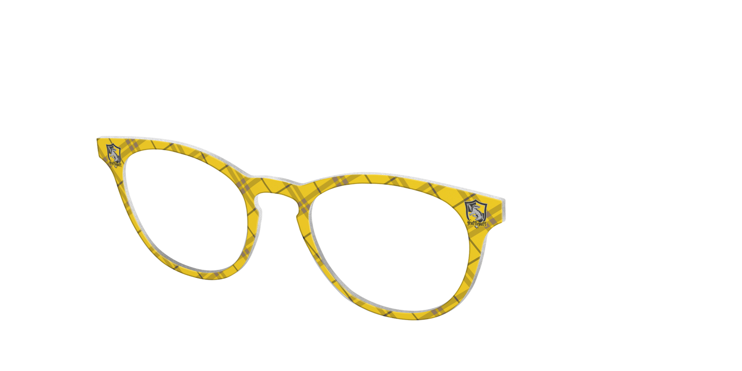 The Hufflepuff™ Plaid - Angle Top Image - Pair Eyewear