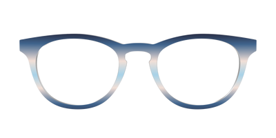 The Hydrangea Haze Gradient - Front Top Thumbnail - Pair Eyewear