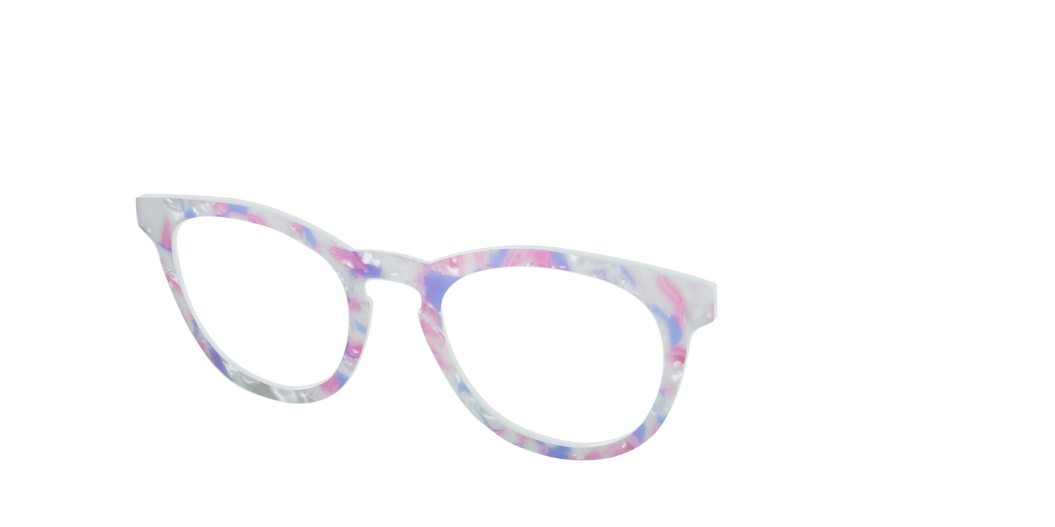 The Hydrangea Pearl Tortoise - Angle Top Image - Pair Eyewear