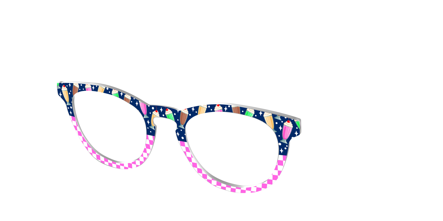The Ice Cream Social Split - Angle Top Image - Pair Eyewear