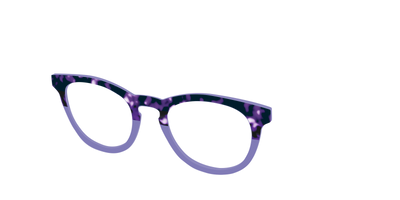 The Iris Tortoise Crystal Split - Angle Top Thumbnail - Pair Eyewear