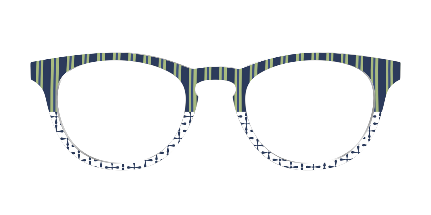 The Kayak Stripes - Front Top Image - Pair Eyewear