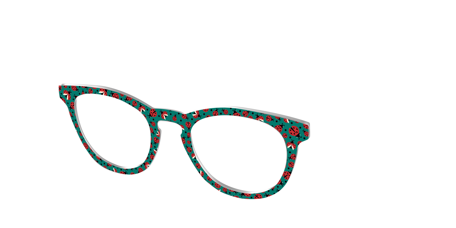 The Ladybug Bunch - Angle Top Image - Pair Eyewear