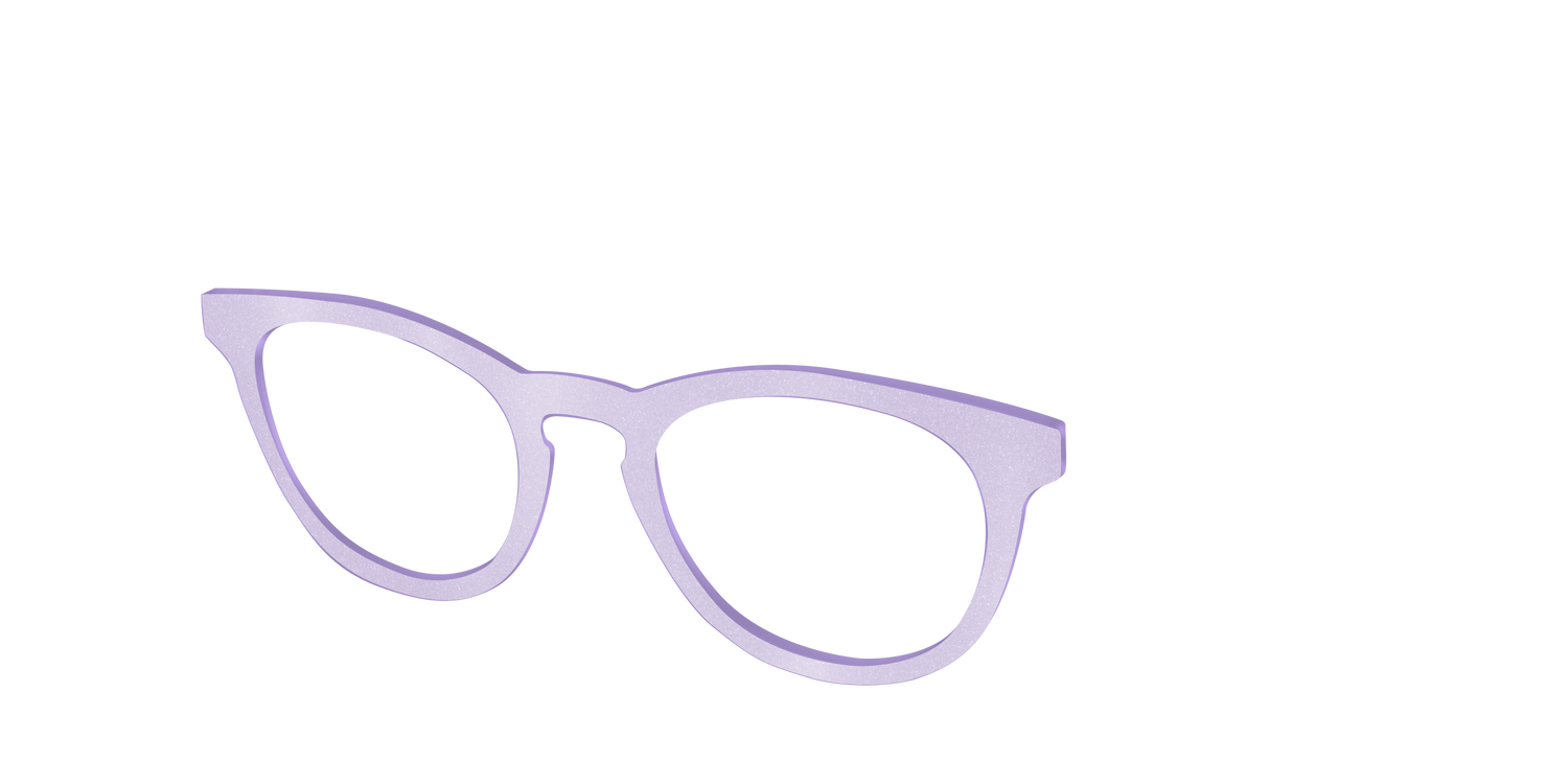 The Lavender Shimmer - Angle Top Image - Pair Eyewear