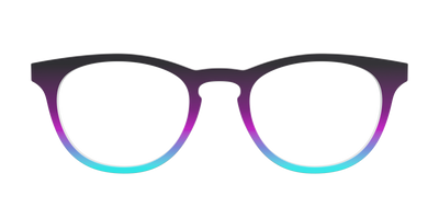 The Licorice to Seafoam Gradient - Front Top Thumbnail - Pair Eyewear