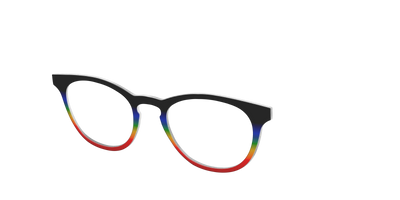 The Love Wins Gradient - Angle Top Thumbnail - Pair Eyewear