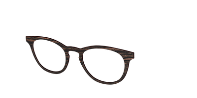 The Mahogany Woodgrain - Angle Top Thumbnail - Pair Eyewear