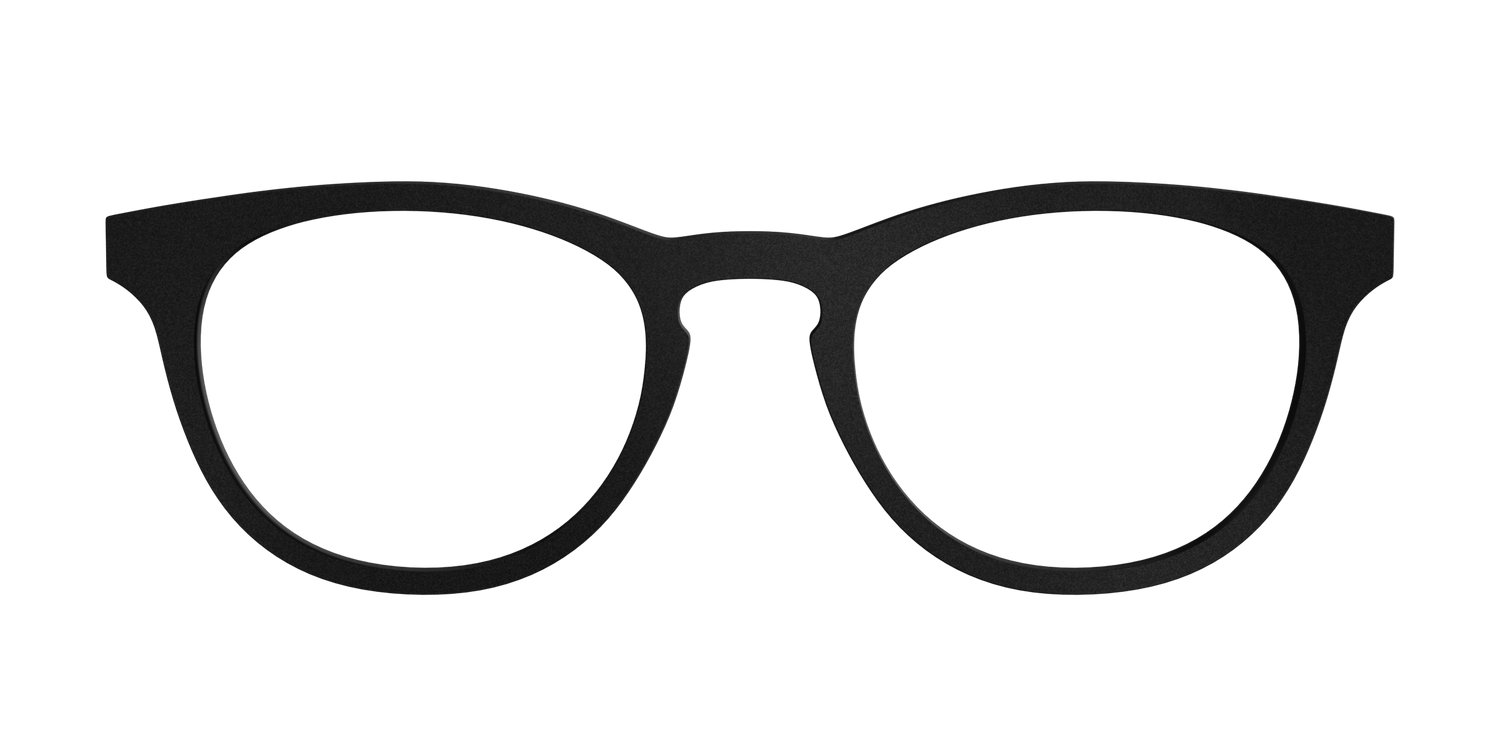 The Matte Black - Front Top Image - Pair Eyewear