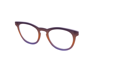 The Matte Midnight to Violet Gradient - Angle Top Thumbnail - Pair Eyewear