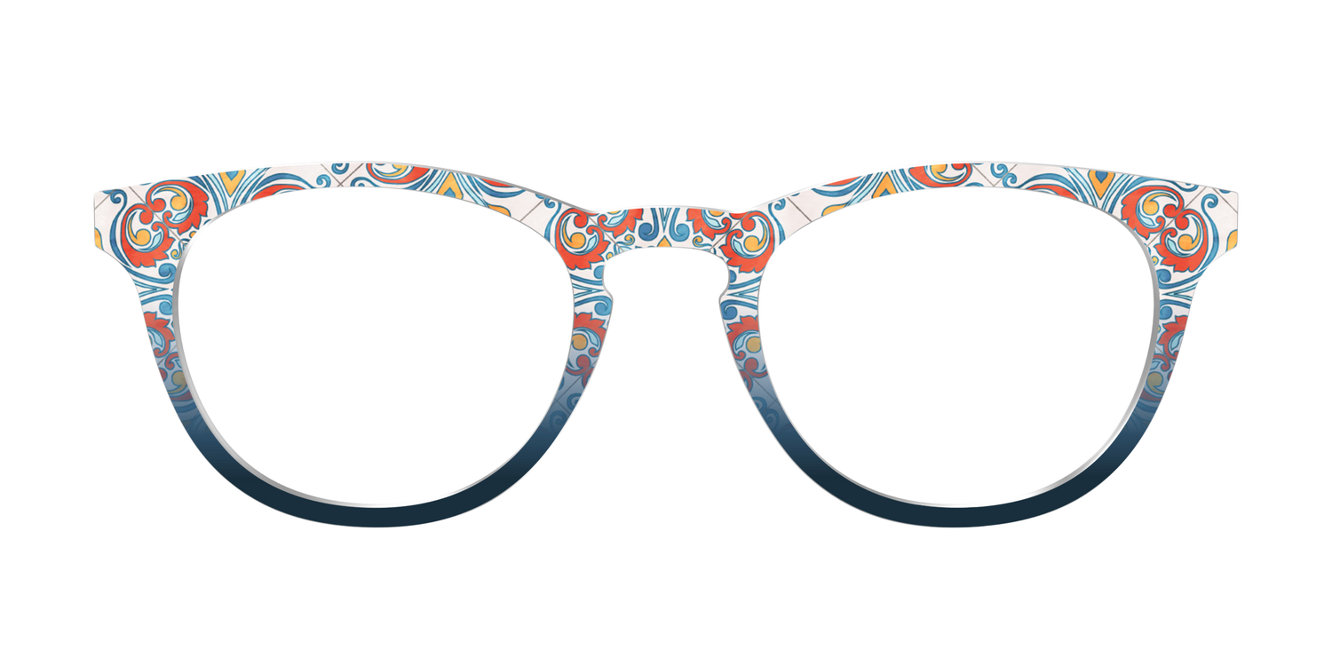 The Mediterranean Tile - Front Top Image - Pair Eyewear