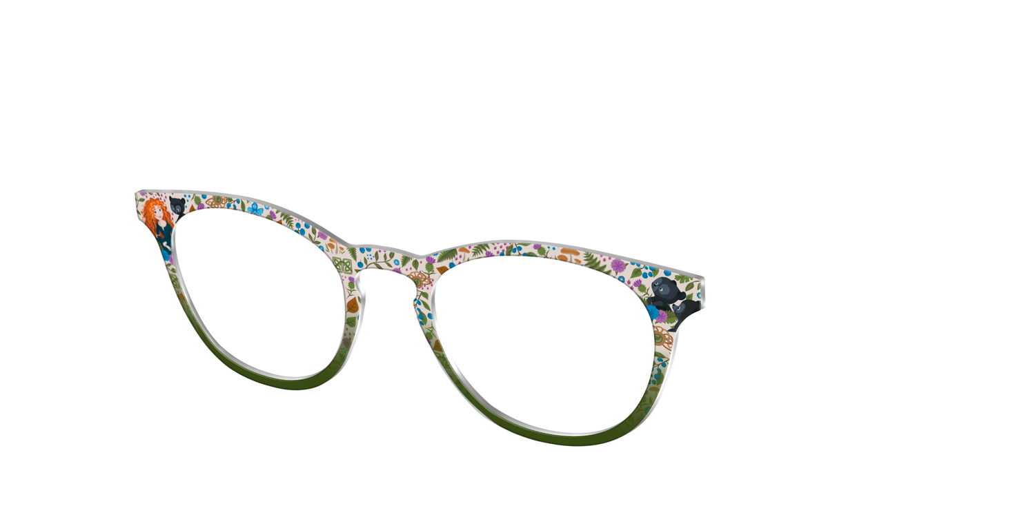 Merida's Brave and Bold Floral - Angle Top Image - Pair Eyewear