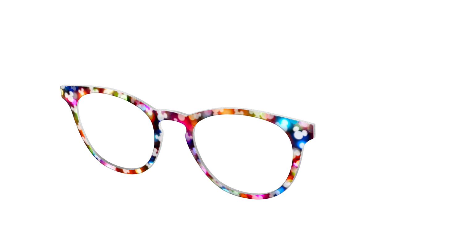 The Mickey Bokeh - Angle Top Image - Pair Eyewear