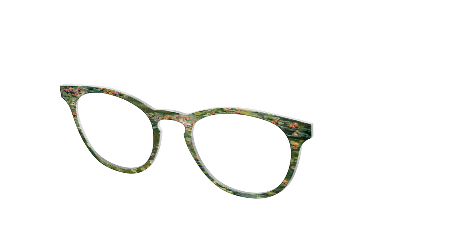 Monet Water Lilies - Angle Top Image - Pair Eyewear