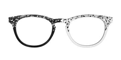 The Musical Shimmer Split - Front Top Thumbnail - Pair Eyewear