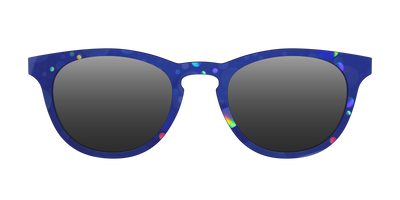 The Polarized Navy Holographic Bubbles Sun Top - Front Top Thumbnail - Pair Eyewear
