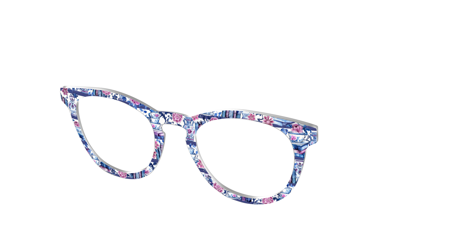 The Novelist Bookshelf - Angle Top Image - Pair Eyewear