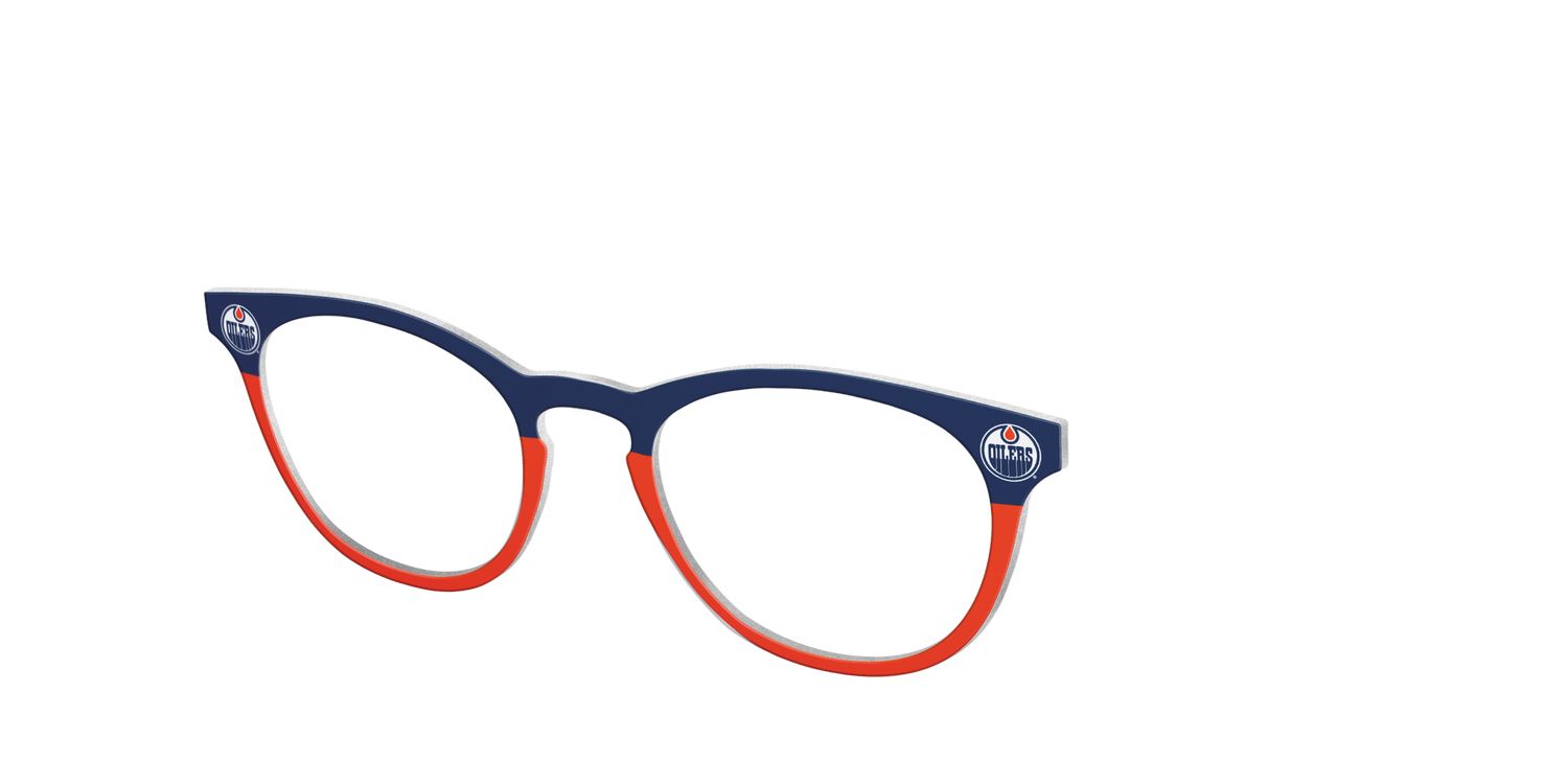 The Oilers® Split - Angle Top Image - Pair Eyewear