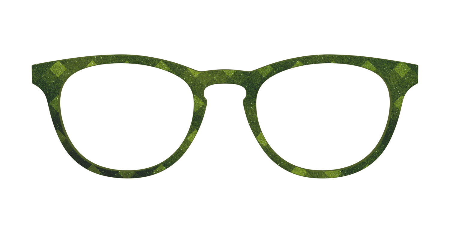The Olive Geo - Front Top Image - Pair Eyewear