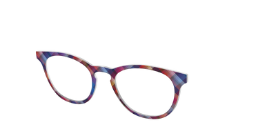 The Ombre Plaid - Angle Top Thumbnail - Pair Eyewear
