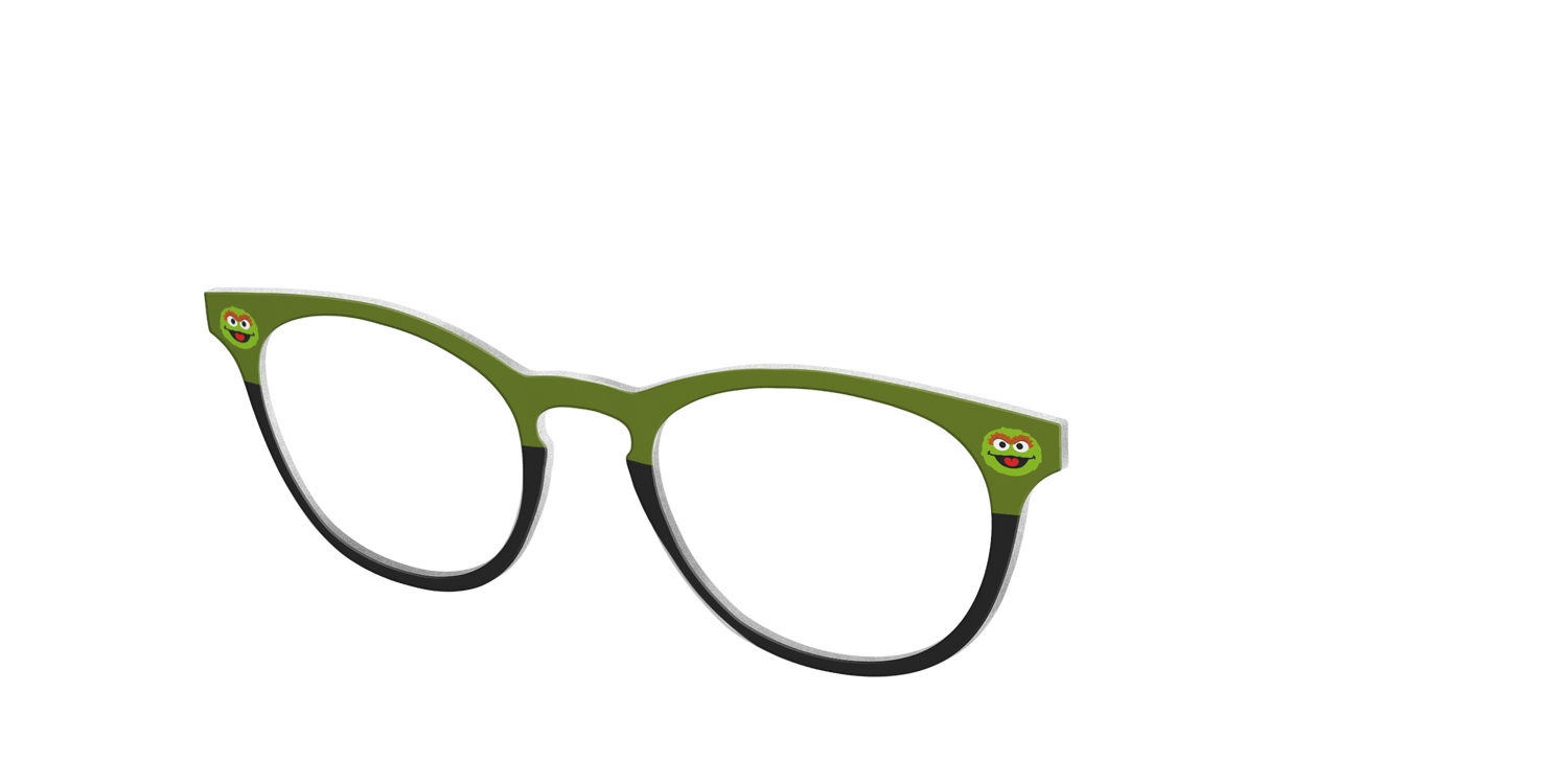 The Oscar the Grouch - Angle Top Image - Pair Eyewear