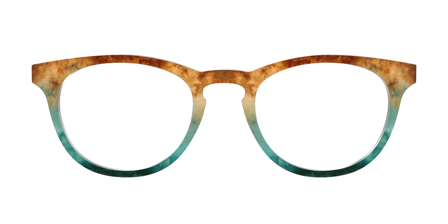 The Oxidized Copper - Front Top Image - Pair Eyewear