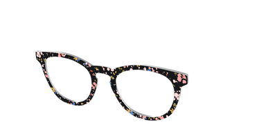 The Pallid Paint Splatter - Angle Top Thumbnail - Pair Eyewear