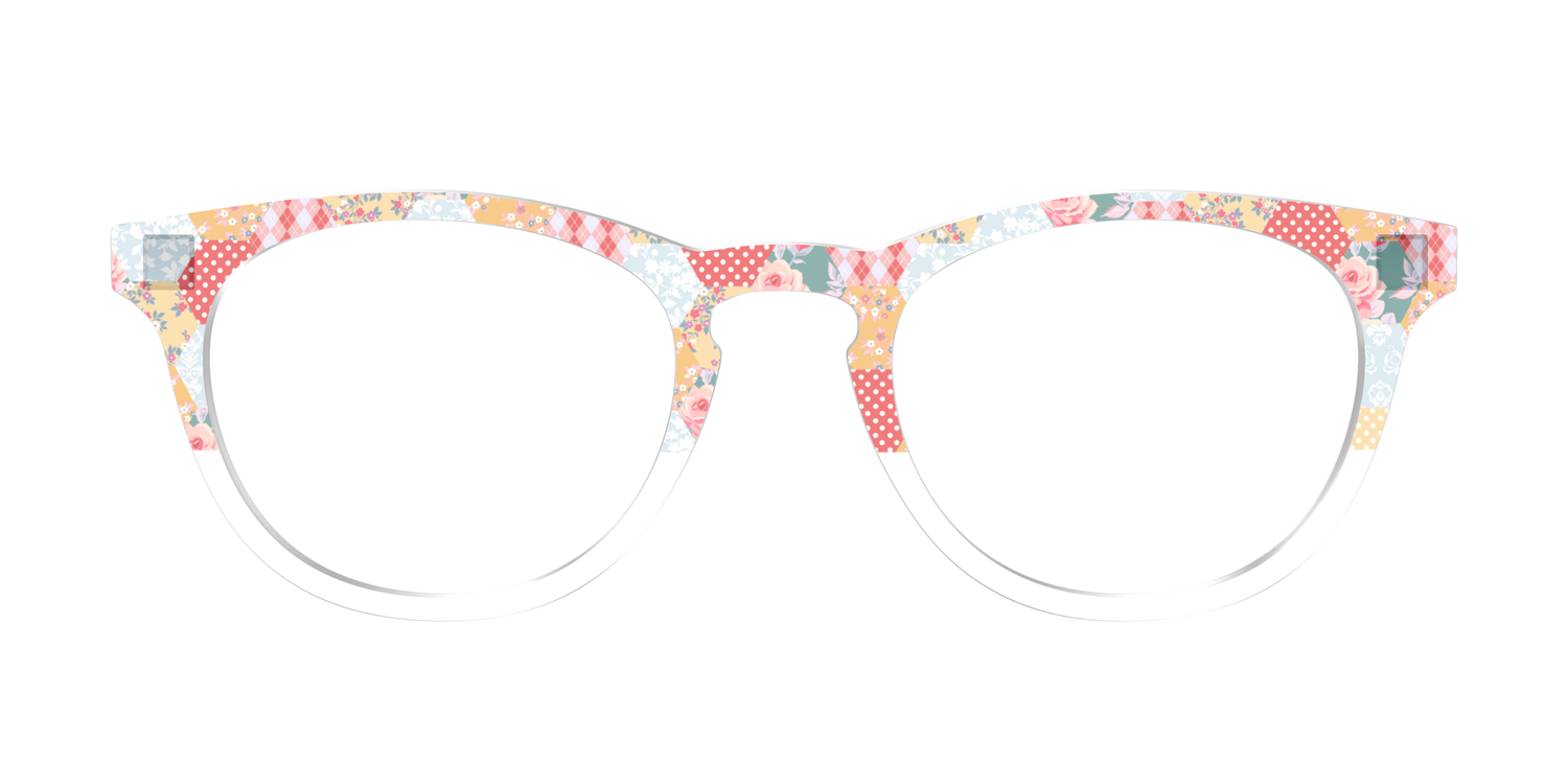 The Patchwork Hexagon Crystal Split - Front Top Image - Pair Eyewear