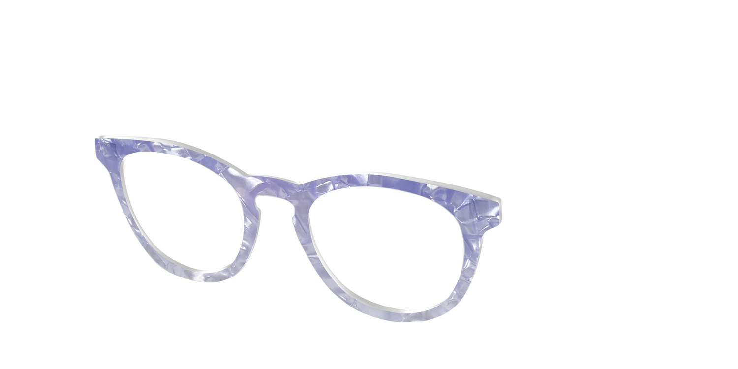 The Peri Pearl Crystal - Angle Top Image - Pair Eyewear