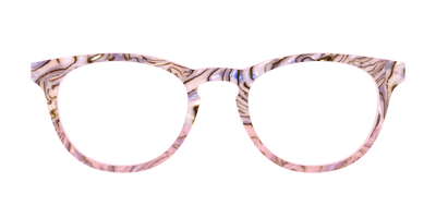 The Pink Conch Shell Pearl Crystal Split - Front Top Thumbnail - Pair Eyewear