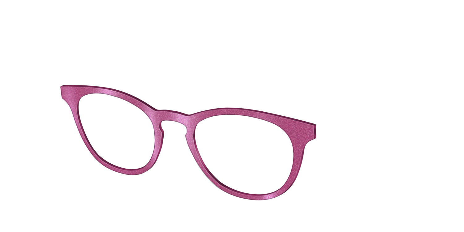 The Pink Shimmer - Angle Top Image - Pair Eyewear