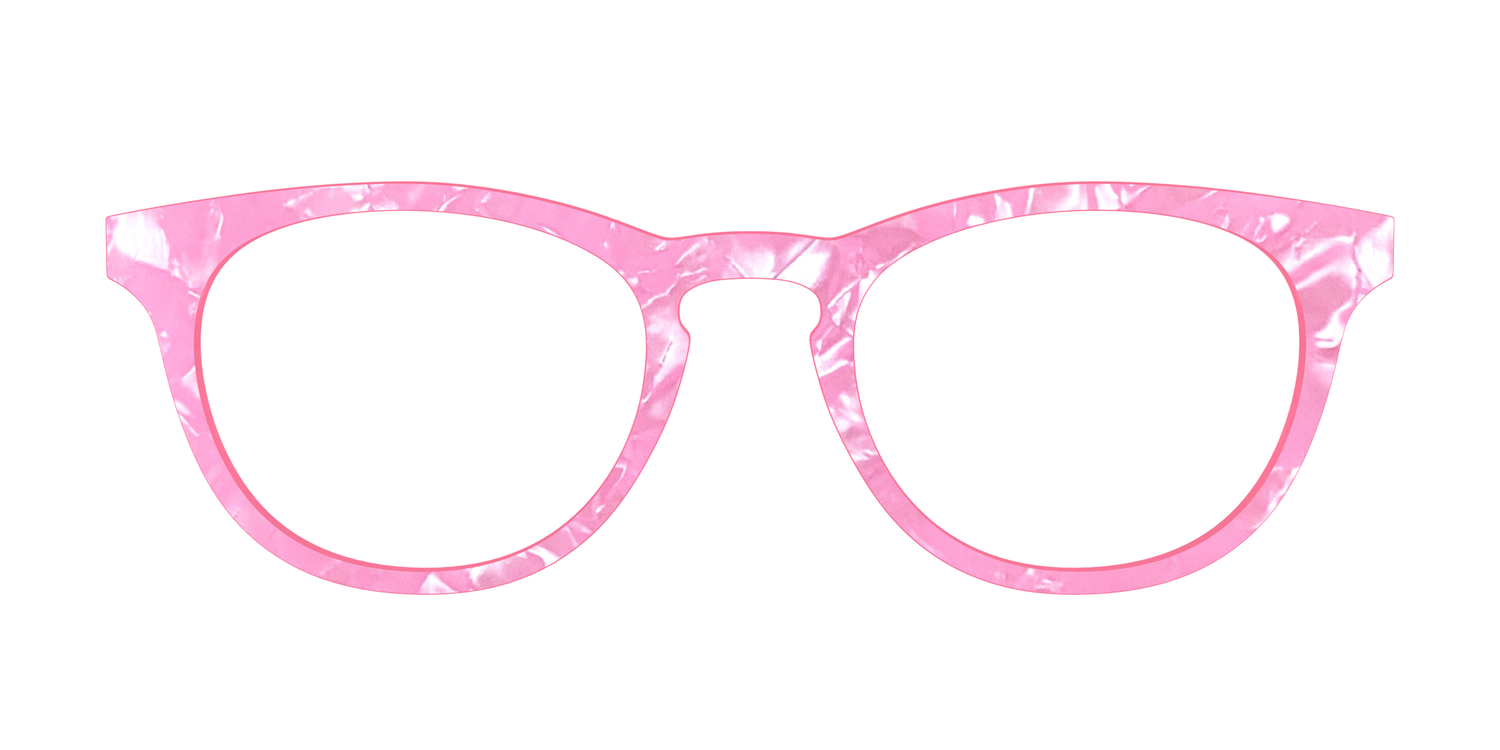 The Pink Tourmaline Pearl Marble - Front Top Image - Pair Eyewear