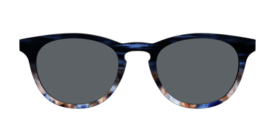 The Polarized Blue Horn Tortoise Sun Top - Front Top Thumbnail - Pair Eyewear
