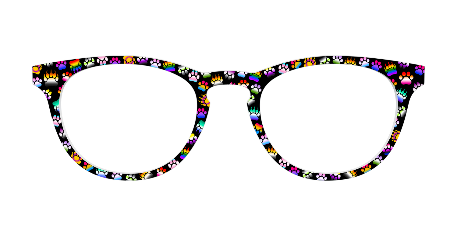 The Pride Paw Prints - Front Top Image - Pair Eyewear