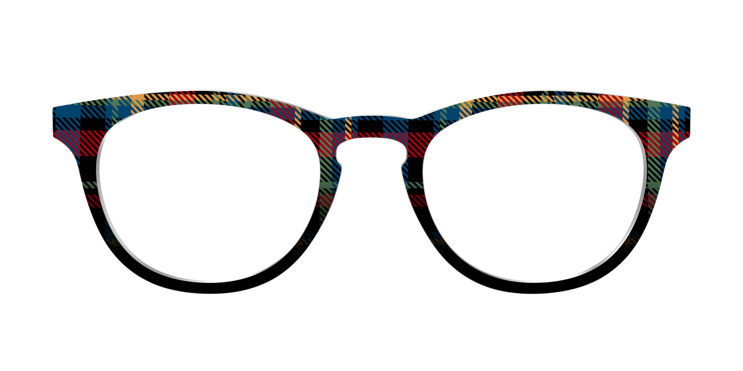 The Principal Plaid - Front Top Image - Pair Eyewear