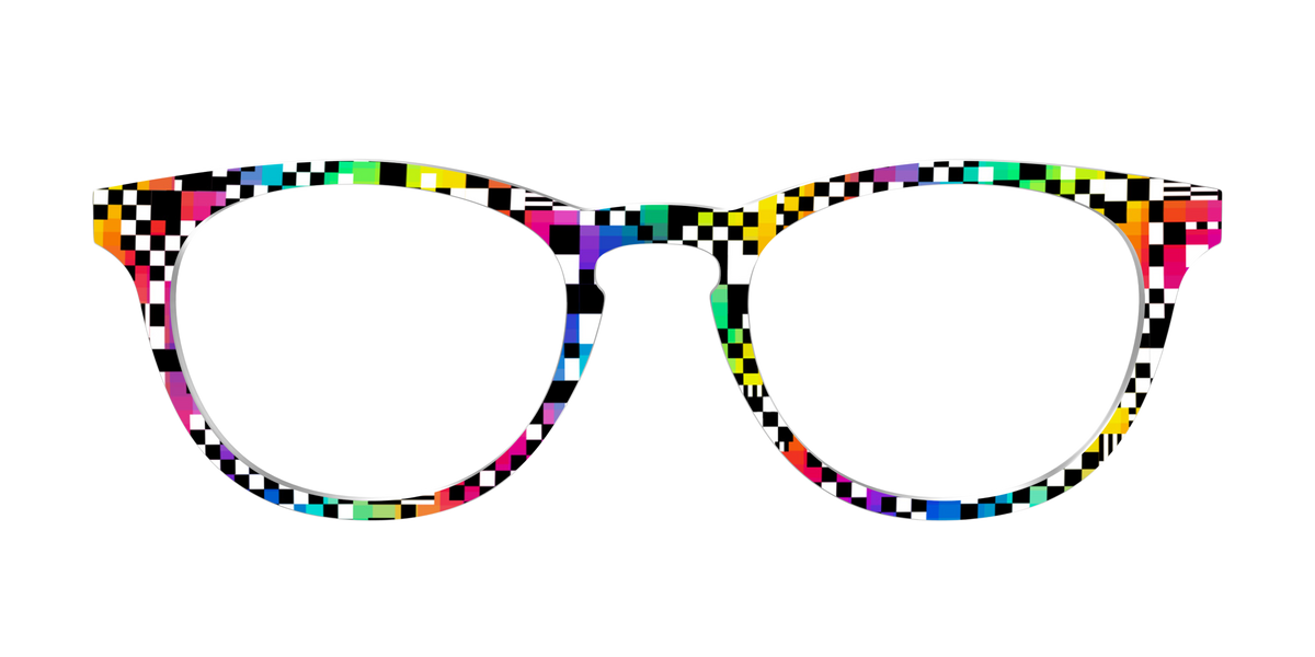 The Prismatic Check - Front Top Image - Pair Eyewear