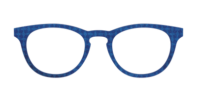 The Prussian Blue Pinwheels - Front Top Thumbnail - Pair Eyewear